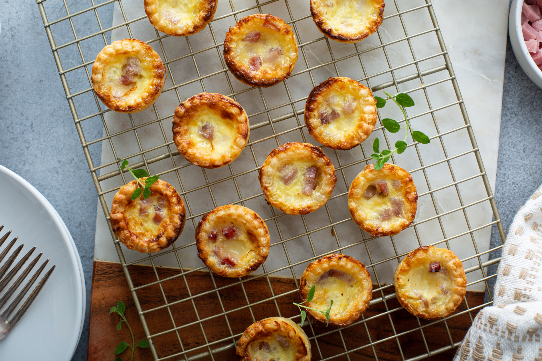 Mini quiches