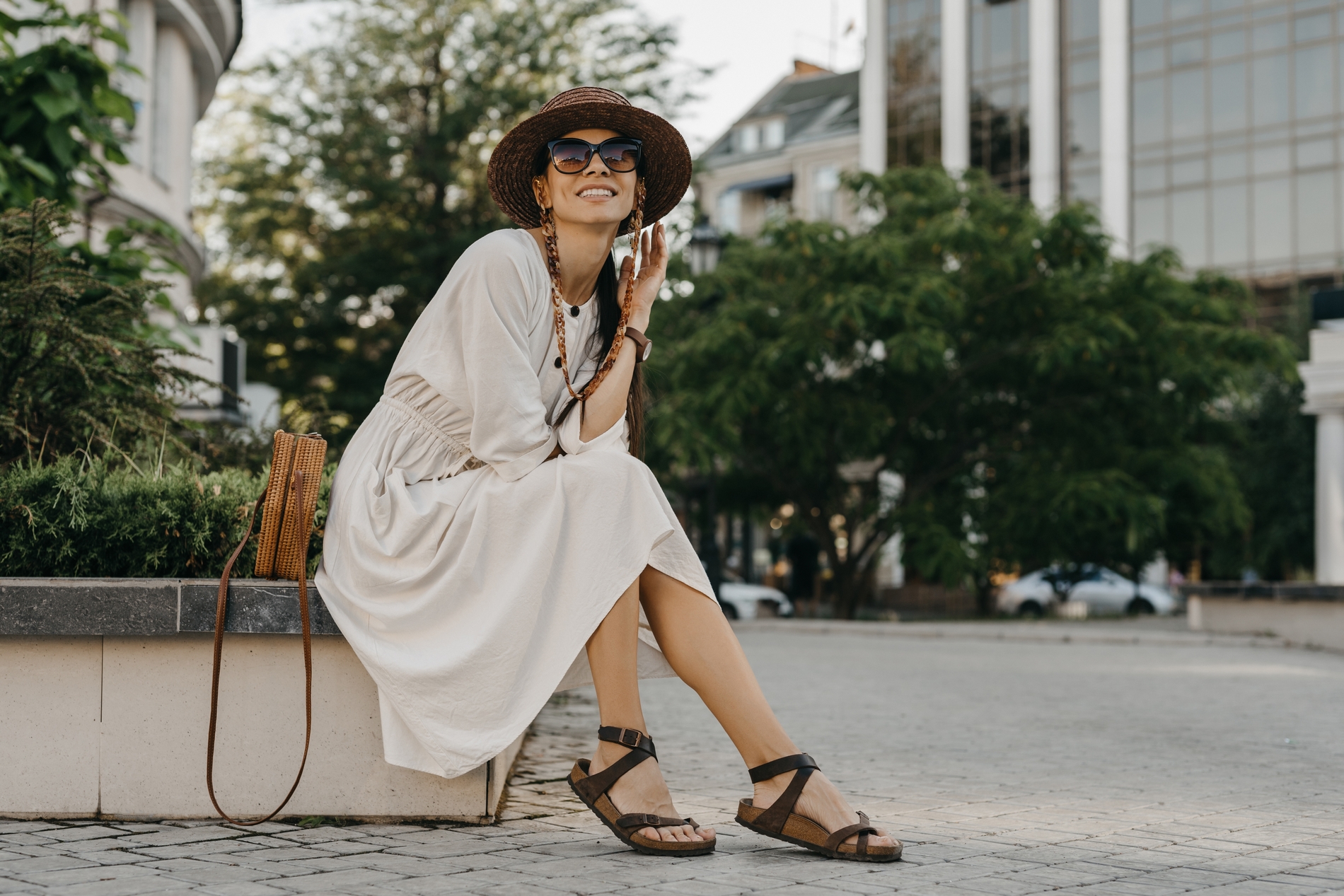 woman in white