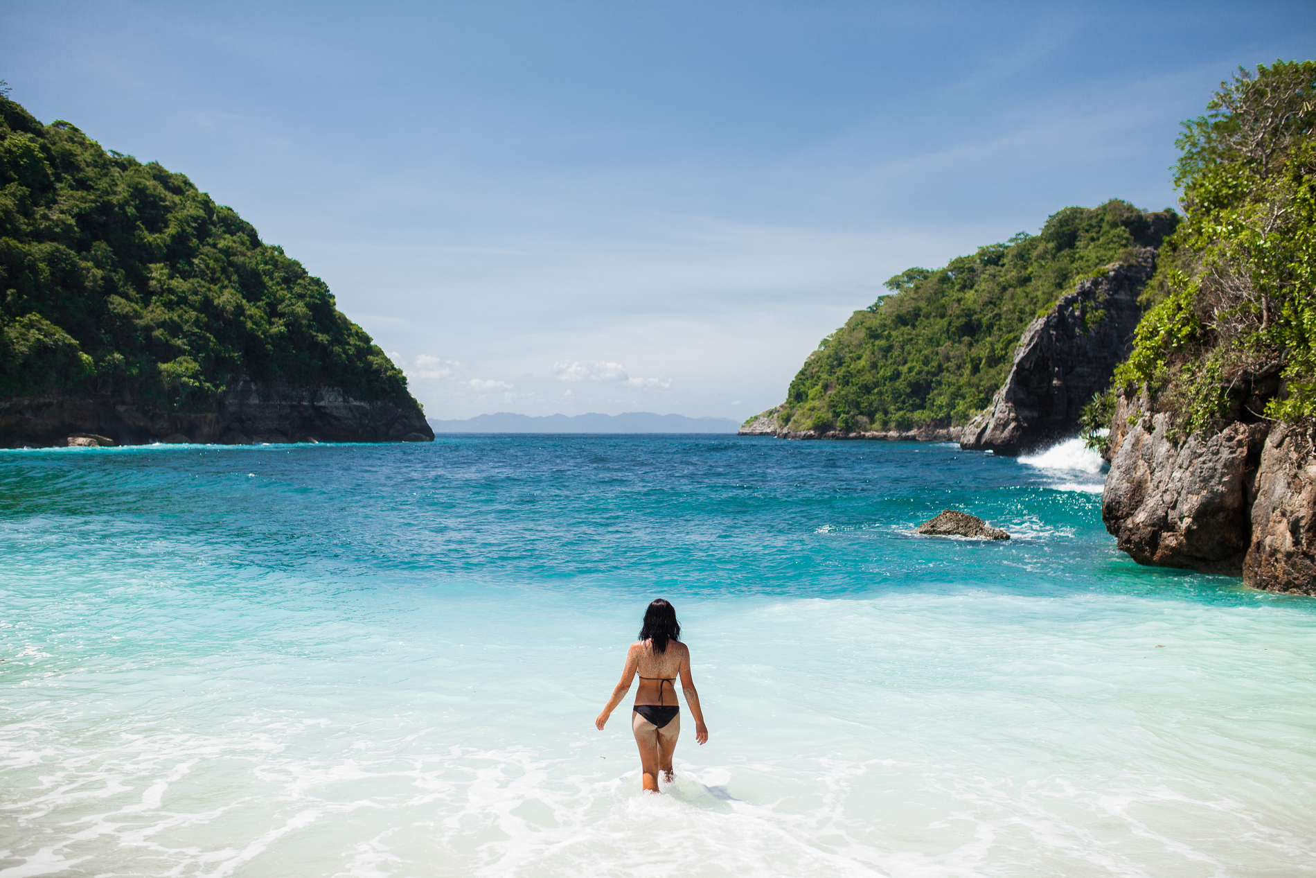 Woman at the beach