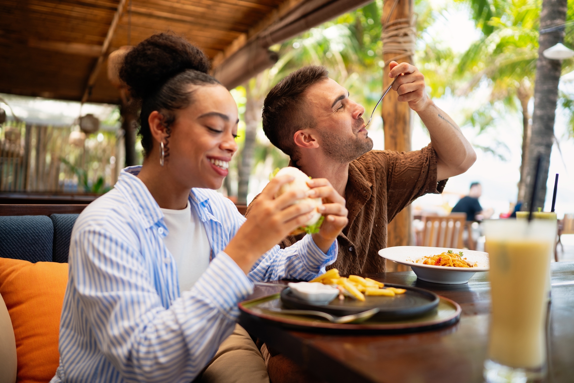 Couple Eating